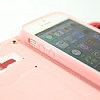 Cherry iPhone SE / 5 / 5S Yan Kapakl Pembe Czdan Klf - Resim: 4