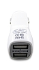 Eiroo ift USB Girili Beyaz Ara arj - Resim: 1