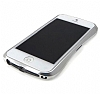 Cleave iPhone SE / 5 / 5S Metal Bumper ereve Silver Klf - Resim: 11