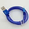 Cortrea Lightning USB Dayankl Halat Mavi Data Kablosu 1m - Resim: 1