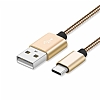 Eiroo USB Type-C Gold Metal Data Kablosu 1m - Resim: 3