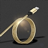 Eiroo USB Type-C Gold Metal Data Kablosu 1m - Resim: 1