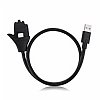 Eiroo USB Type-C Stand zellikli Metal Ksa Siyah Data Kablosu 57cm - Resim: 1
