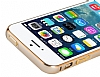 COTEetCI iPhone SE / 5 / 5S Gold izgili Metal Round Bumper Gold Klf - Resim: 5