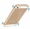 COTEetCI iPhone SE / 5 / 5S Metal Round Bumper Gold Klf - Resim: 4