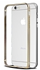COTEetCI iPhone 6 / 6S Gold izgili Metal Round Bumper Gold Klf - Resim: 3