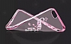 Dafoni Crystal Dream iPhone 6 / 6S Tal Kuu Gold Kenarl Silikon Klf - Resim: 1