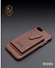 Dafoni Air Jacket iPhone 6 Plus / 6S Plus Czdanl Kahverengi Deri Klf - Resim: 6