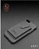Dafoni Air Jacket iPhone 7 / 8 Czdanl Siyah Deri Klf - Resim: 1