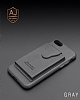 Dafoni Air Jacket iPhone X / XS Czdanl Siyah Deri Klf - Resim: 1