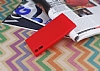 Dafoni Air Slim Sony Xperia XZ Sper nce Mat Krmz Silikon Klf - Resim: 4