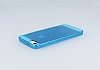 Dafoni Aircraft iPhone SE / 5 / 5S Ultra nce effaf Mavi Silikon Klf - Resim: 1