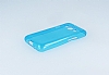 Dafoni Aircraft Samsung Galaxy Ace 4 Ultra nce effaf Mavi Silikon Klf - Resim: 2