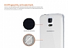 Dafoni Aircraft Samsung i9600 Galaxy S5 Ultra nce effaf Mavi Silikon Klf - Resim: 3