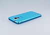 Dafoni Aircraft Samsung i9600 Galaxy S5 Ultra nce effaf Mavi Silikon Klf - Resim: 2
