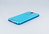Dafoni Aircraft Samsung i9600 Galaxy S5 Ultra nce effaf Mavi Silikon Klf - Resim: 1