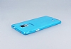 Dafoni Aircraft Samsung Galaxy Note Edge Ultra nce effaf Mavi Silikon Klf - Resim: 5