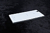 Dafoni Aircraft Sony Xperia T2 Ultra Ultra nce effaf Beyaz Silikon Klf - Resim: 1