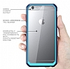 Dafoni Color Side iPhone 6 Plus / 6S Plus Kristal Mavi Klf - Resim: 2