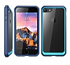 Dafoni Color Side iPhone 7 / 8 Kristal Mavi Klf - Resim: 1