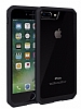 Dafoni Color Side iPhone 7 Plus / 8 Plus Kristal Siyah Klf - Resim: 1