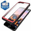 Dafoni Color Side iPhone 7 Plus / 8 Plus Kristal Pembe Klf - Resim: 1