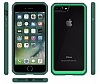 Dafoni Color Side iPhone 7 Plus / 8 Plus Kristal Yeil Klf - Resim: 1