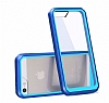 Dafoni Color Side iPhone SE / 5 / 5S Kristal Siyah Klf - Resim: 1