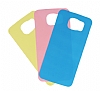 Dafoni Colorful Samsung i9800 Galaxy S6  Renkli Lacivert Rubber Klf - Resim: 4