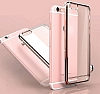 Dafoni Crystal Dream iPhone 6 / 6S Rose Gold Tal Kenarl Silikon Klf - Resim: 3