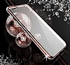 Dafoni Crystal Dream iPhone 6 / 6S Rose Gold Tal Kenarl Silikon Klf - Resim: 4