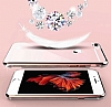 Dafoni Crystal Dream iPhone 6 / 6S Rose Gold Tal Kenarl Silikon Klf - Resim: 2