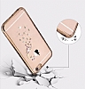 Dafoni Crystal Dream iPhone 6 / 6S Tal Bayku Gold Kenarl Silikon Klf - Resim: 6