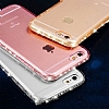 Dafoni Crystal Dream iPhone 6 Plus / 6S Plus Tal Pembe Silikon Klf - Resim: 1