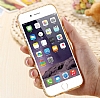 Dafoni Crystal Dream iPhone 6 Plus / 6S Plus Tal Pembe Silikon Klf - Resim: 10