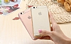 Dafoni Crystal Dream iPhone 6 / 6S Tal Gold Silikon Klf - Resim: 12