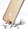 Dafoni Crystal Dream iPhone 7 Plus / 8 Plus Tal Rose Gold Silikon Klf - Resim: 2
