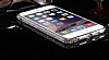 Dafoni Crystal Dream iPhone 6 / 6S Metal Tal Bumper ereve Silver Klf - Resim: 3