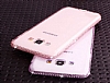 Dafoni Crystal Dream Samsung Galaxy A8 Tal Pembe Silikon Klf - Resim: 4