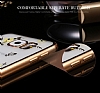 Dafoni Crystal Dream Samsung Galaxy S6 Tal Rose Gold effaf Silikon Klf - Resim: 5