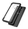 Dafoni Duro Samsung Galaxy S9 Ultra Koruma Silver Kenarl effaf Klf - Resim: 1