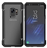 Dafoni Duro Samsung Galaxy S9 Ultra Koruma Siyah Kenarl effaf Klf - Resim: 2
