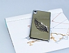 Dafoni Eagle Wings Sony Xperia Z2 Gold Metal Rubber Klf - Resim: 2