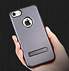 Dafoni Level Shield iPhone 7 Standl Ultra Koruma Dark Silver Klf - Resim: 5