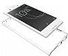 Dafoni Fit Hybrid Sony Xperia XA1 Ultra Siyah Kenarl effaf Klf - Resim: 4