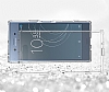 Dafoni Fit Hybrid Sony Xperia XZ1 Ultra Koruma effaf Klf - Resim: 2