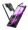 Dafoni Glass Guard Samsung Galaxy Note 8 Metal Kenarl Cam Lacivert Klf - Resim: 1