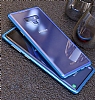 Dafoni Glass Guard Samsung Galaxy Note 9 Metal Kenarl Cam Silver Klf - Resim: 1