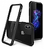 Dafoni Glass Shield iPhone 7 Plus / 8 Plus Siyah Silikon Kenarl Cam Klf - Resim: 2