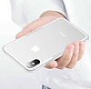 Dafoni Glass Shield iPhone 7 Plus / 8 Plus Siyah Silikon Kenarl Cam Klf - Resim: 9